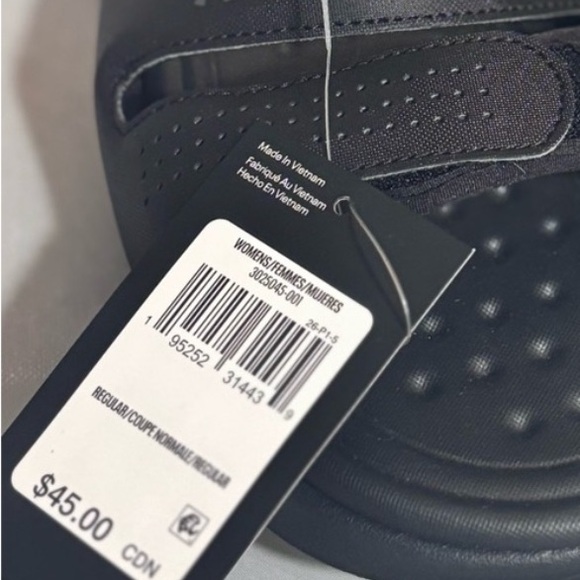 NEW Under Armour Women's Black Slide Sandals - Picture 3 of 4